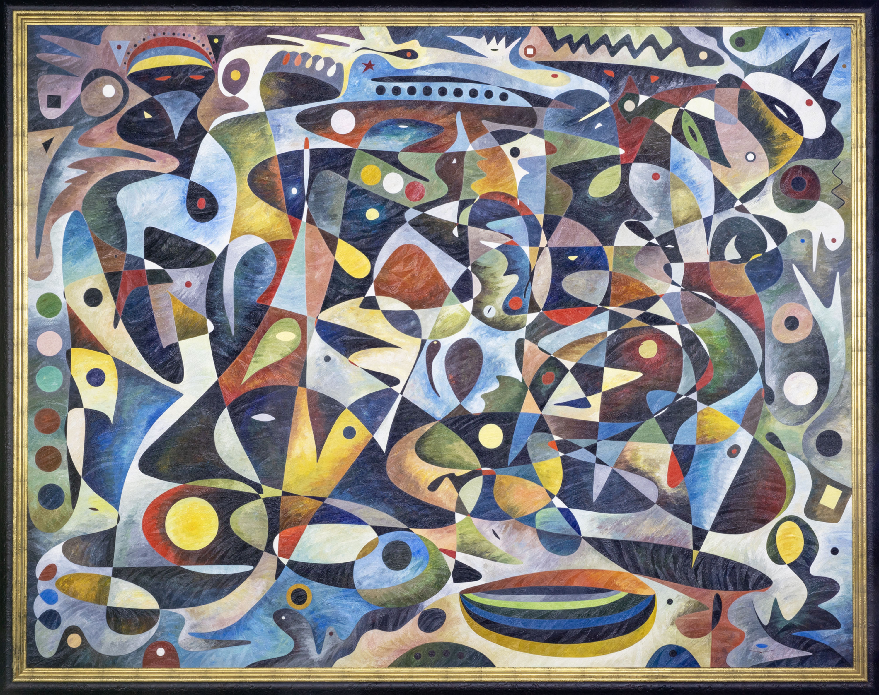 Der Ukraine-Krieg – monumental oil painting by Gheorghe Virtosu