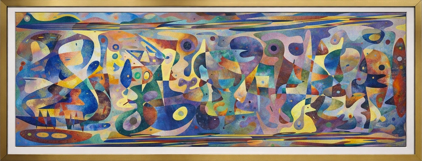 Hinduismus – monumental oil painting by Gheorghe Virtosu