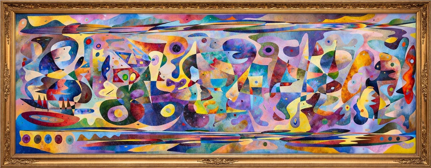 Hinduismus – monumental oil painting by Gheorghe Virtosu